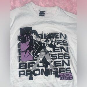 Broken Promises Graphic anime Tee